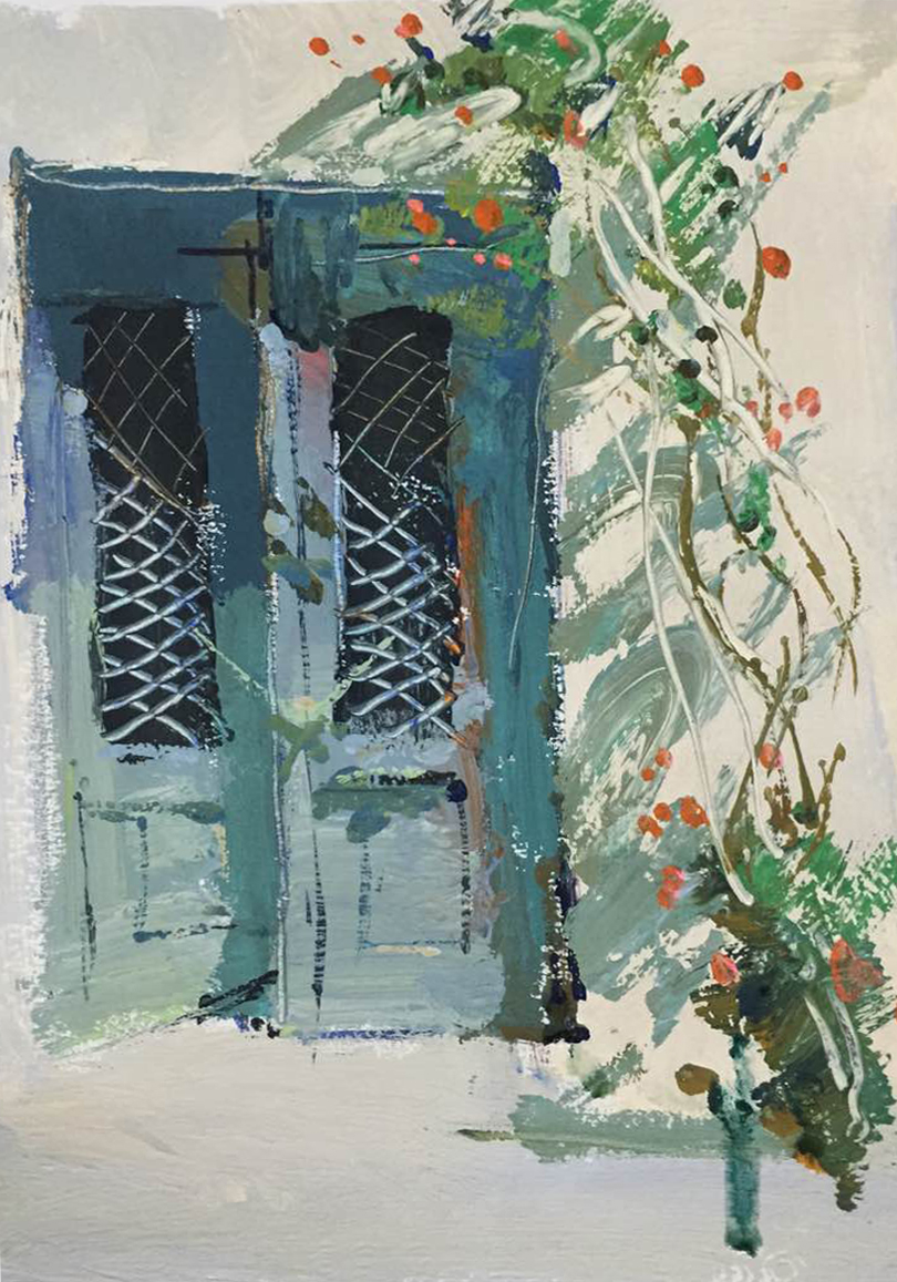 色彩場景綠門植被范畫賞析