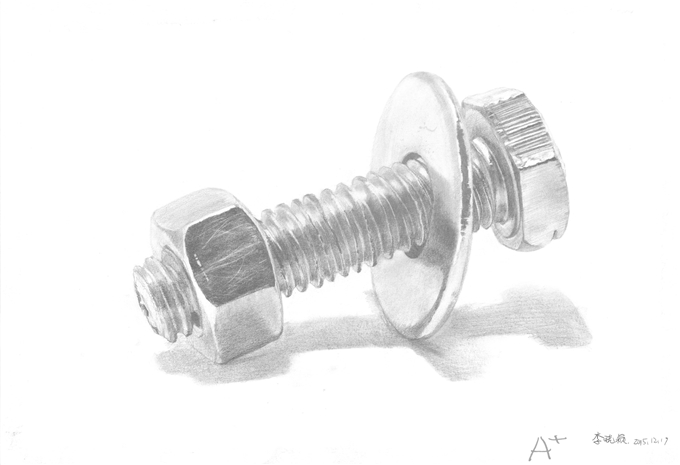 設計素描螺絲釘范畫賞析