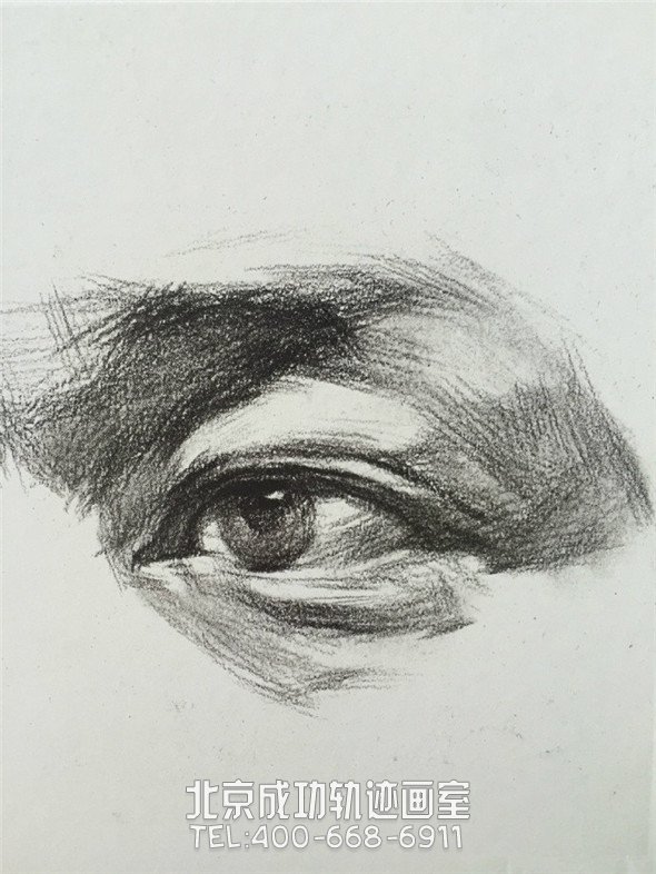 素描入門:眼睛鼻子嘴巴的素描精講解析教程