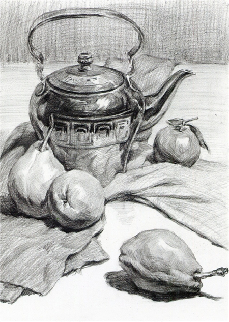 素描金屬質感怎么畫