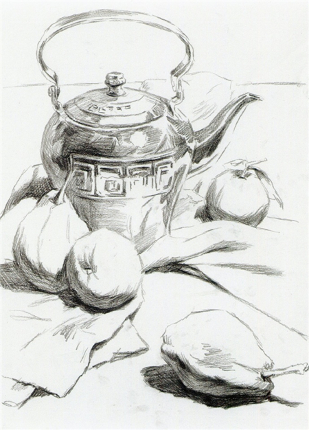 素描金屬質感怎么畫